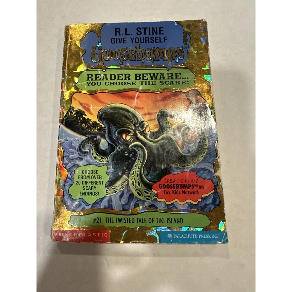 Goosebumps Readers Beware You Choose The Scare By R.L. Stine Paperback 1997